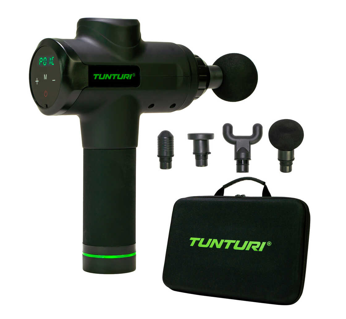  Pistolet de Massage et de Relaxation Tunturi - Masseur Musculaire Electrique