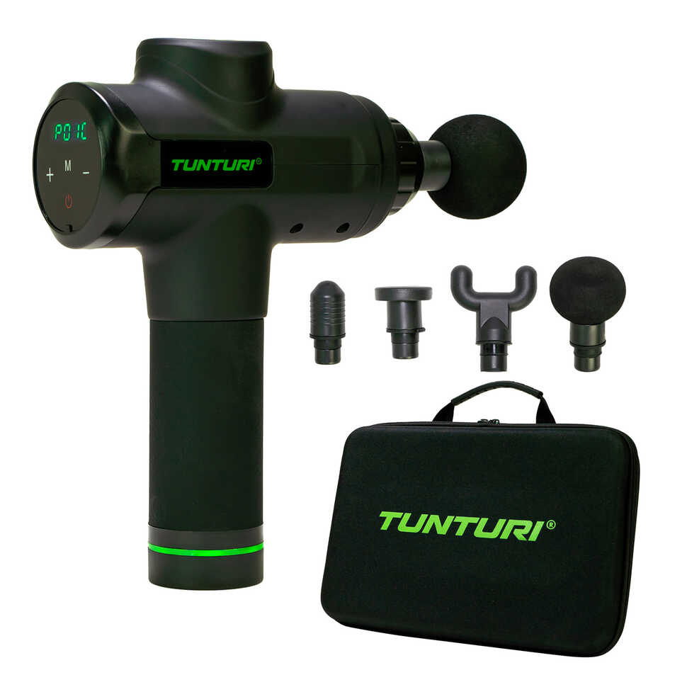  Pistolet de Massage et de Relaxation Tunturi - Masseur Musculaire Electrique