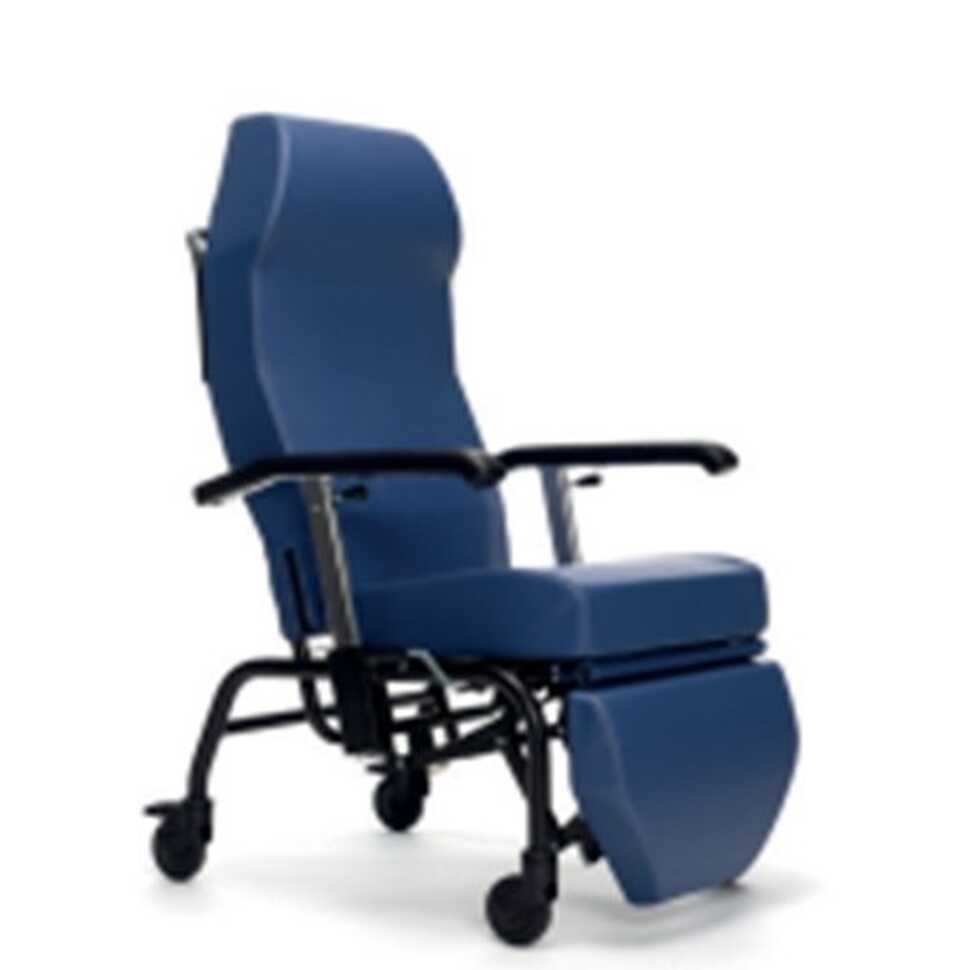 Geriatrische zetel blauw