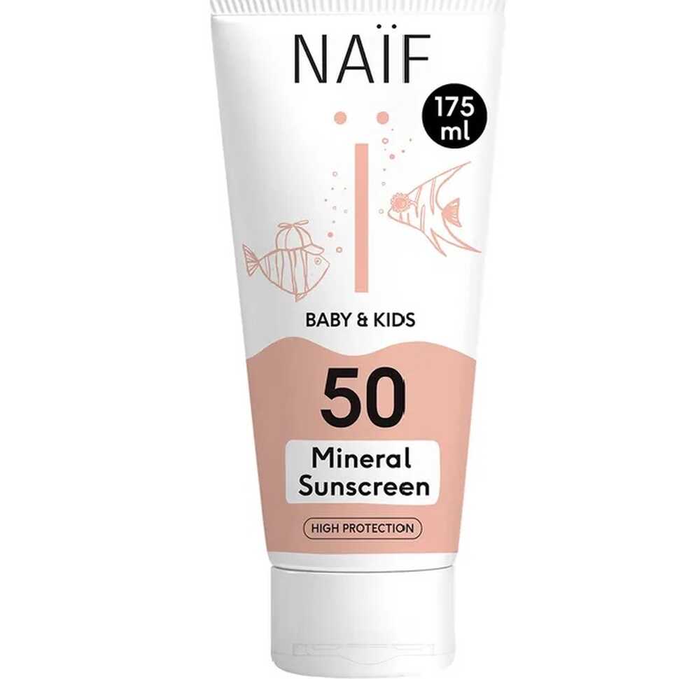 zonnebrandcrème Mineral Baby & kids  SPF50 175 ml
